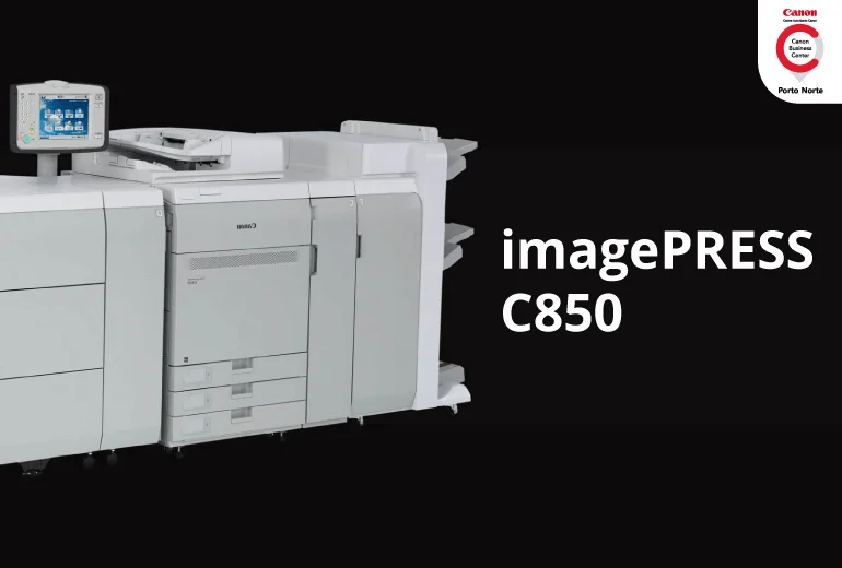 Impressora de Produção - Canon imagePRESS C850 - CBCPortoNorte