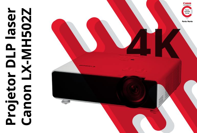 Projetor DLP laser Canon LX-MH502Z - CBC Porto Norte