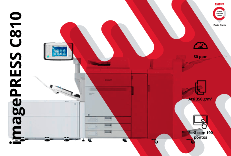 Impressora de Produção - imagePRESS C810 - CBC Porto Norte