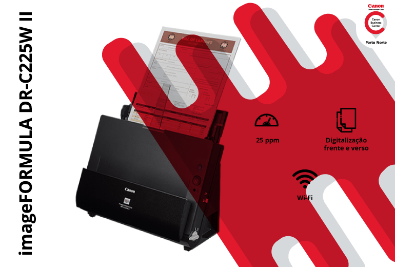 Digitalizadora – imageFORMULA DR-C225W II - CBC Porto Norte