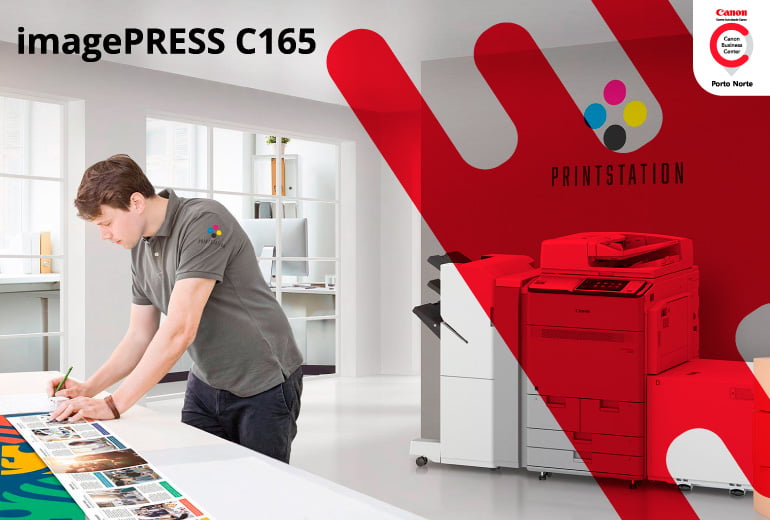 Impressoras de Produção - Canon imagePRESS C165 - CBC Porto Norte