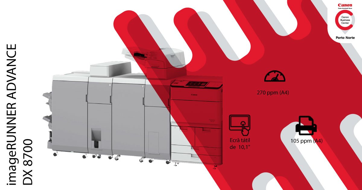 Impressora De Escritório Imagerunner Advance Dx 8700 Series Cbc Porto Norte 